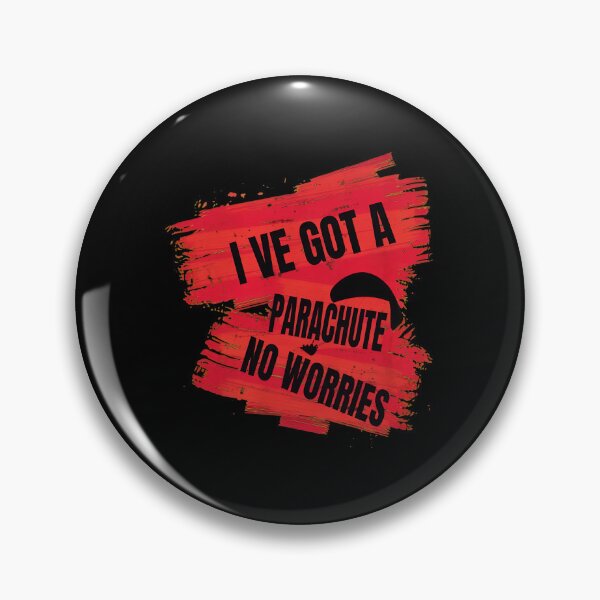 Item preview, Parachute No Worries Funny Skydiving Design designed and sold by hippleviquayle.
