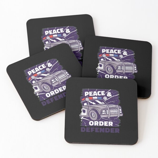 Item preview, Peace & Order Defender Police Car Illustration designed and sold by veaterkothe.