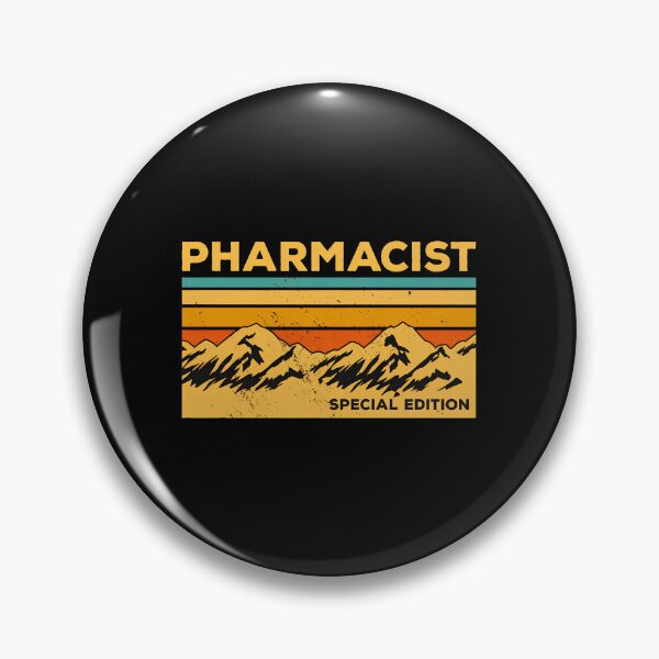 Item preview, Pharmacist Special Edition Retro Sunset Mountains designed and sold by hippleviquayle.