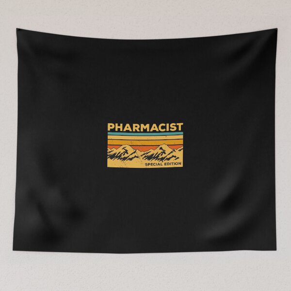 Item preview, Pharmacist Special Edition Retro Sunset Mountains designed and sold by hippleviquayle.