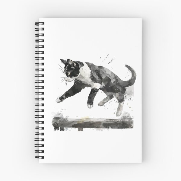 Item preview, Cat | Black & White Cat | Minimal Pet Aesthetic Art designed and sold by Mandayartstudio.