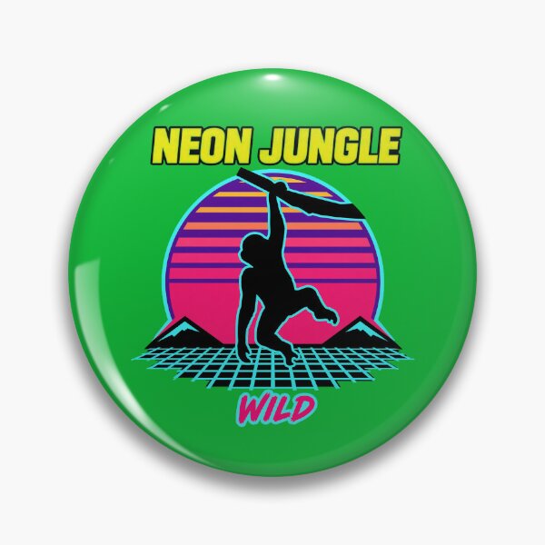 Item preview, Neon Jungle Wild Gorilla Sunset designed and sold by WISHandCOLL.
