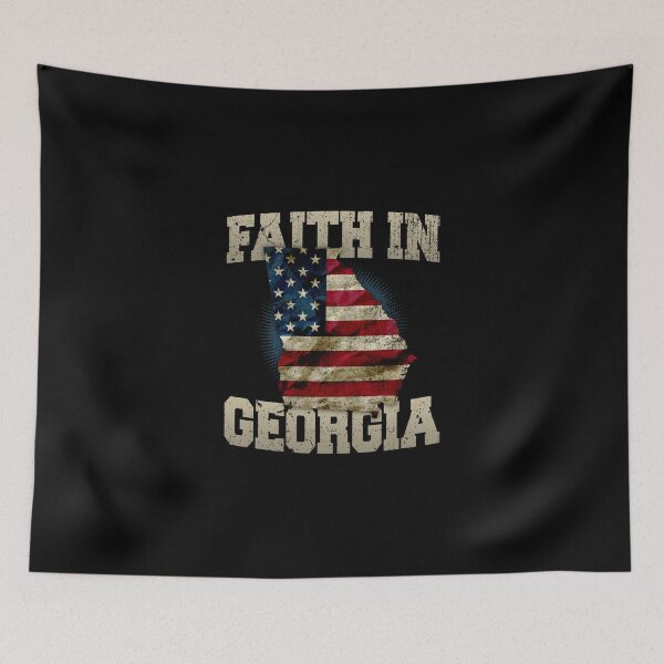 Item preview, Faith In Georgia US Flag Proud Strong Awesome Design Gift designed and sold by djpraxis.