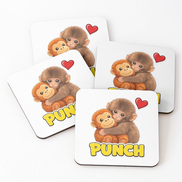 Item preview, Cute Monkey Punch Character designed and sold by WISHandCOLL.
