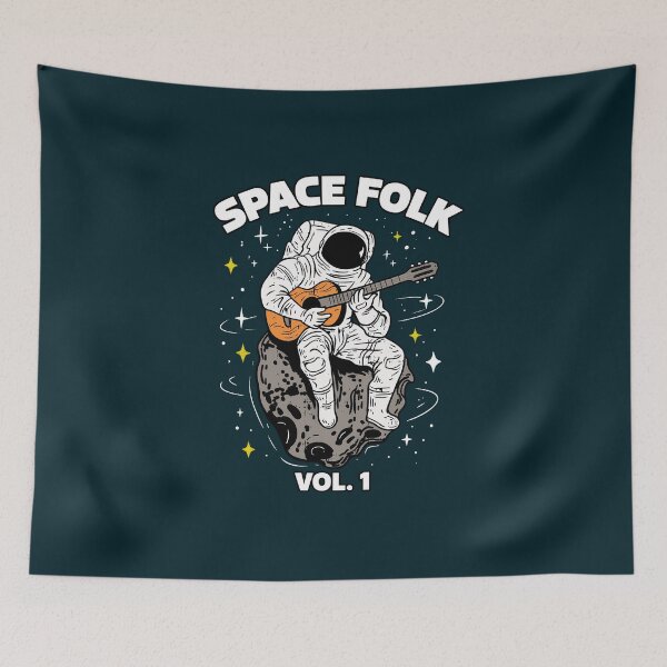 Item preview, Space Folk Volume One Astronaut Art designed and sold by WISHandCOLL.