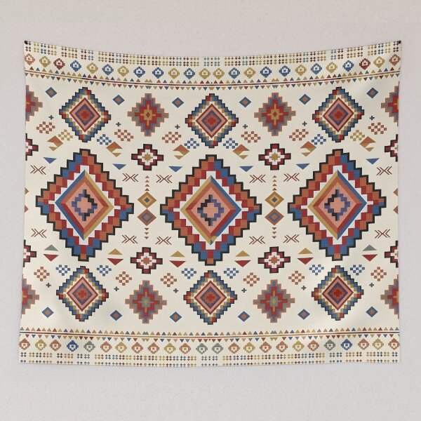 Item preview, Rustic Southwestern Geometric Tribal Art Illustration designed and sold by arteresting-art.