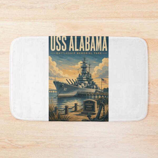 Item preview, USS Alabama Battleship Memorial Park Mobile Alabama Waterfront designed and sold by Places On Earth.