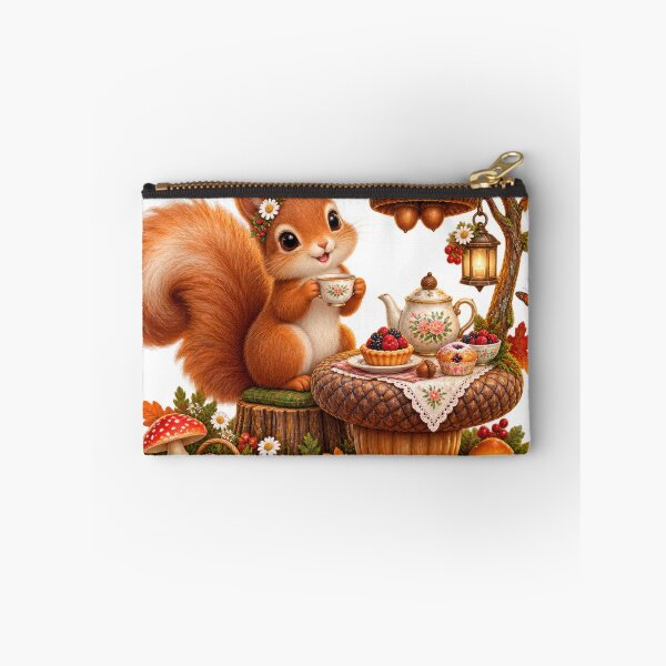 Item preview, Woodland Squirrel’s Cozy Autumn Tea Party designed and sold by jgvisualarts.