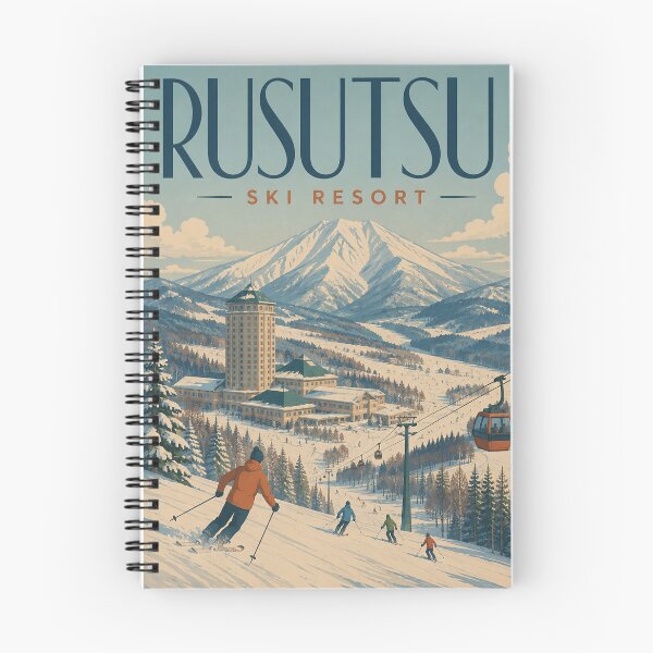 Item preview, Rusutsu Hokkaido Japan Ski Resort beneath Mount Yotei designed and sold by Places On Earth.