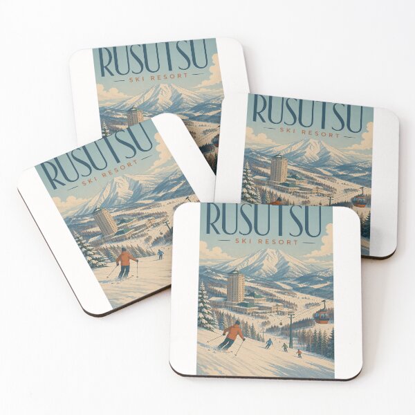Item preview, Rusutsu Hokkaido Japan Ski Resort beneath Mount Yotei designed and sold by Places On Earth.