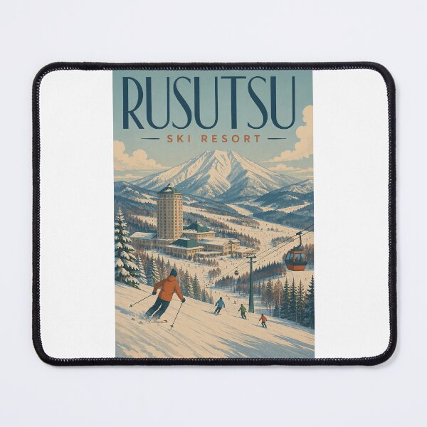 Item preview, Rusutsu Hokkaido Japan Ski Resort beneath Mount Yotei designed and sold by Places On Earth.