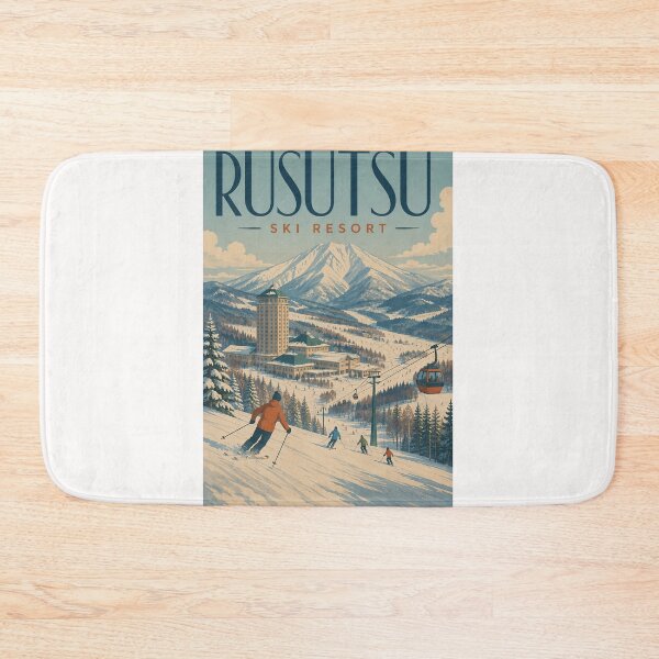 Item preview, Rusutsu Hokkaido Japan Ski Resort beneath Mount Yotei designed and sold by Places On Earth.