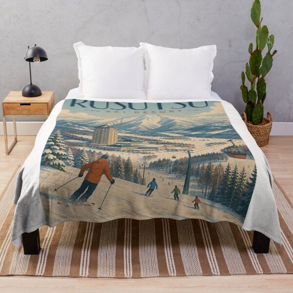 Item preview, Rusutsu Hokkaido Japan Ski Resort beneath Mount Yotei designed and sold by Places On Earth.