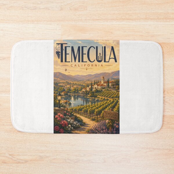 Item preview, Temecula California Wine Country Vineyards and Southern California Hills designed and sold by Places On Earth.