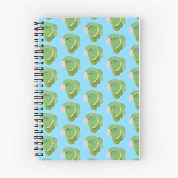Item preview, CBS Sticker - Female Spectacled Parrot designed and sold by ClumsyPillbug.