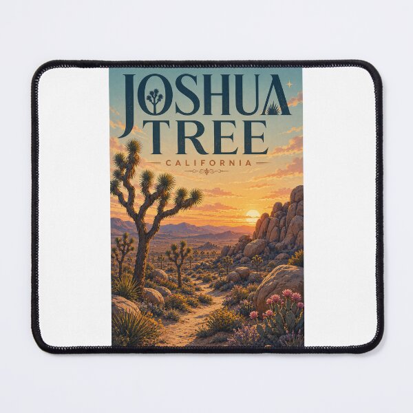 Item preview, Joshua Tree California Desert Sunset among Mojave Rock Formations designed and sold by Places On Earth.