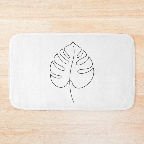 Item preview, Monstera Leaf Minimalist 1 Line Art Gift designed and sold by OneLine Studio.