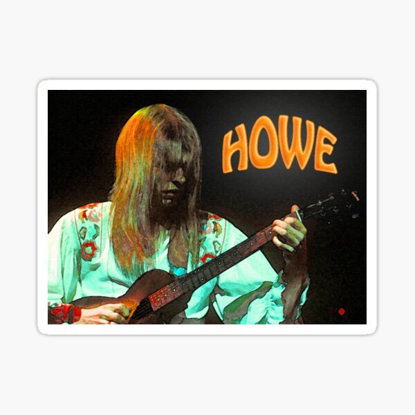 “STEVE HOWE” Sticker by Pwee | Redbubble
