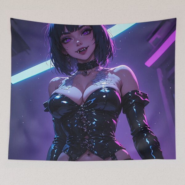 Item preview, Hot Goth Monster Girl Anime Woman Succubus Demon designed and sold by Your New Fixation.