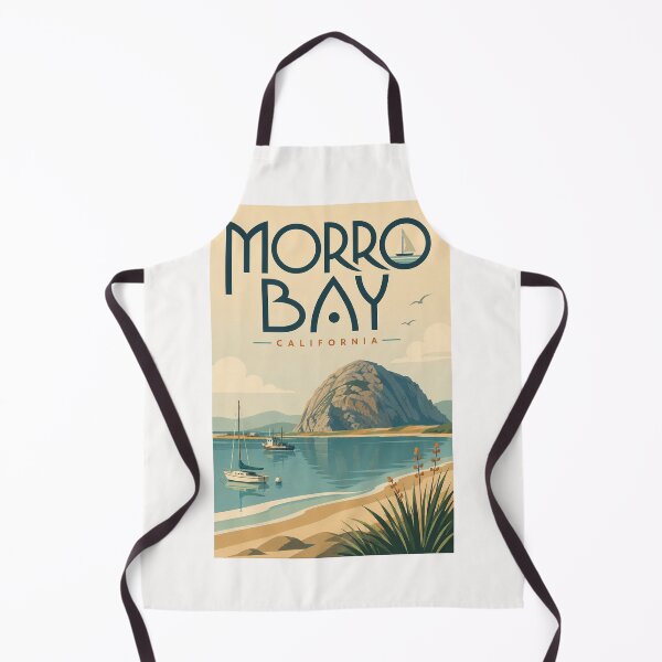 Item preview, Morro Bay California Waterfront beneath Iconic Morro Rock designed and sold by Places On Earth.