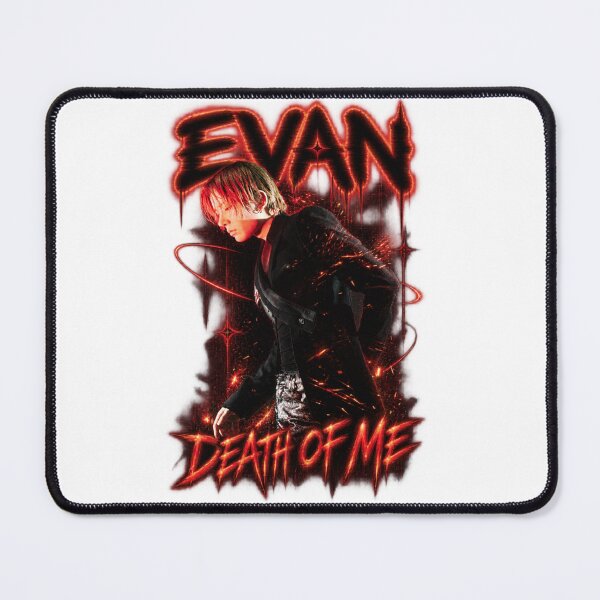 Item preview, EVAN Death of Me Vintage Typography | Y2K Dark Visual designed and sold by Valeree Store.