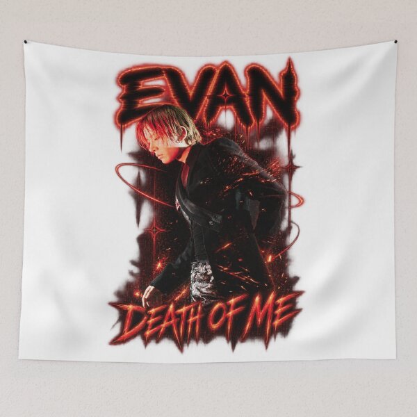 Item preview,  EVAN Death of Me Vintage Typography | Y2K Dark Visual designed and sold by Valeree Store.