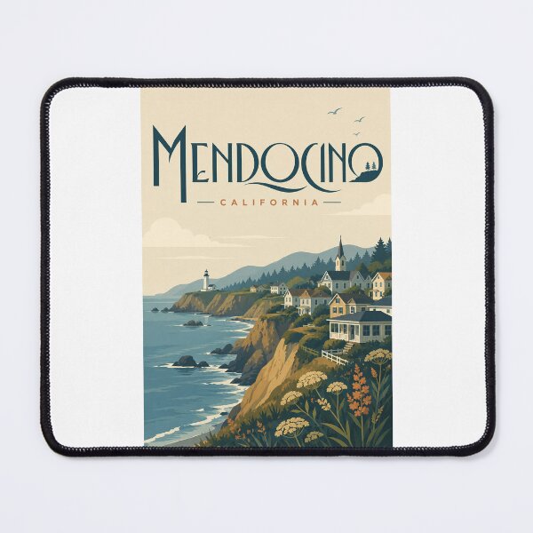 Item preview, Mendocino California Coastal Cliffs and Pacific Headlands designed and sold by Places On Earth.