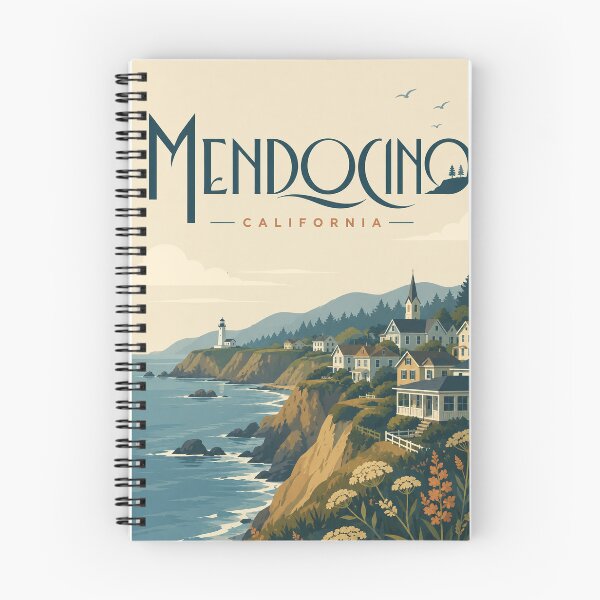 Item preview, Mendocino California Coastal Cliffs and Pacific Headlands designed and sold by Places On Earth.