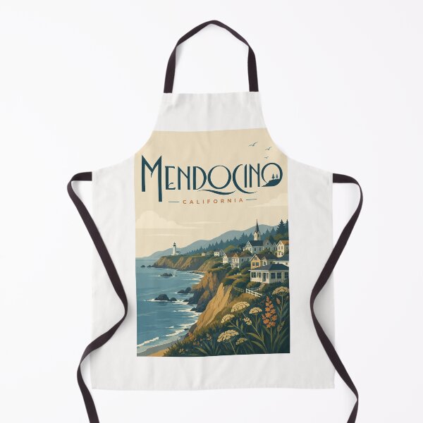 Item preview, Mendocino California Coastal Cliffs and Pacific Headlands designed and sold by Places On Earth.