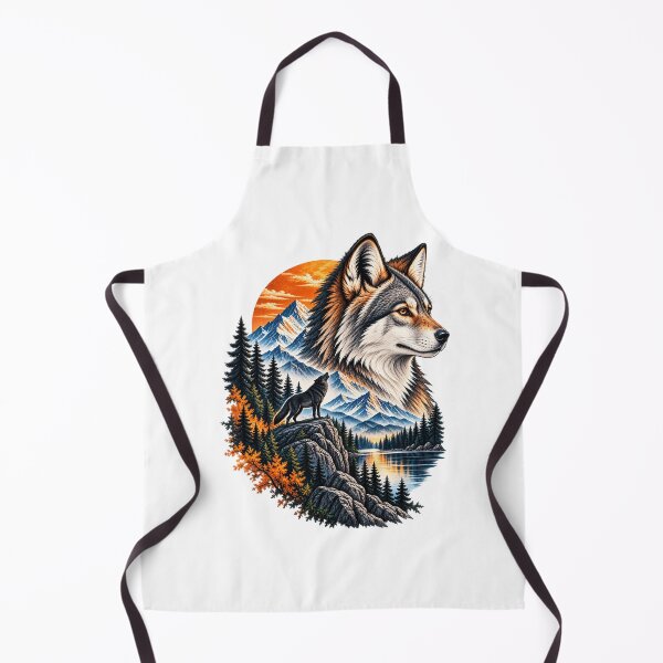 Item preview, Majestic Wolf Mountain Wilderness designed and sold by Smoimi.