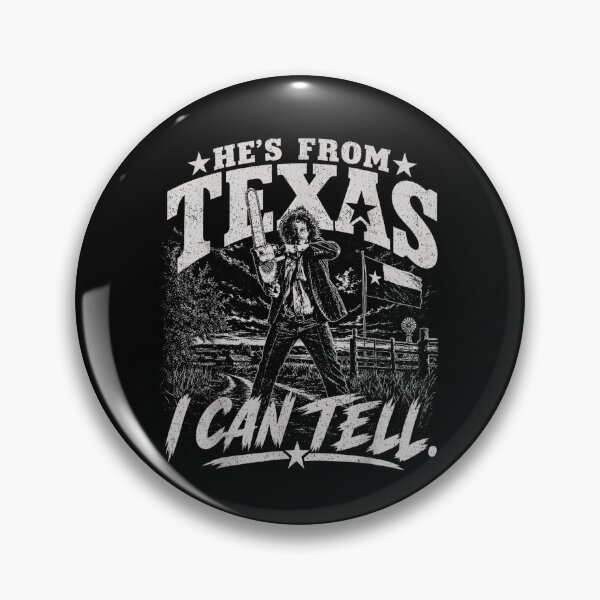 Item preview, Hes from Texas I Can Tell Chainsaw Horror Halloween designed and sold by DunciOcukino.