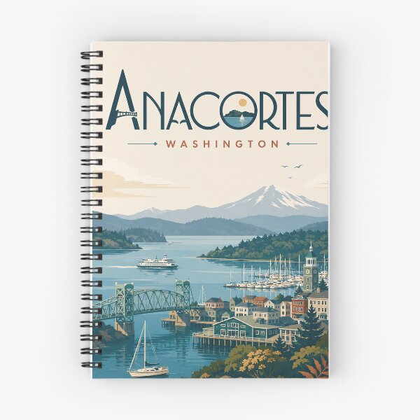 Item preview, Anacortes Washington Waterfront with Mount Baker and Puget Sound designed and sold by Places On Earth.