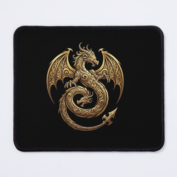 Item preview, Ornate Golden Dragon Celtic Style Fantasy Design designed and sold by Ostericaimusa.