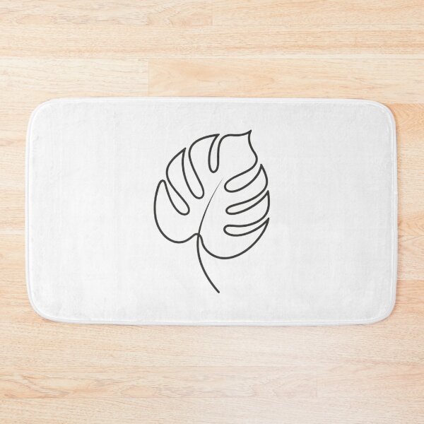 Item preview, Monstera Leaf Minimalist 2 Line Art Gift designed and sold by OneLine Studio.