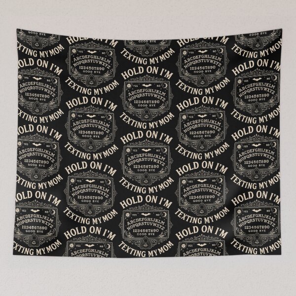 Item preview, Hold On Im Texting My Mom Funny Ouija Board Spooky Humor designed and sold by RealestInternet.