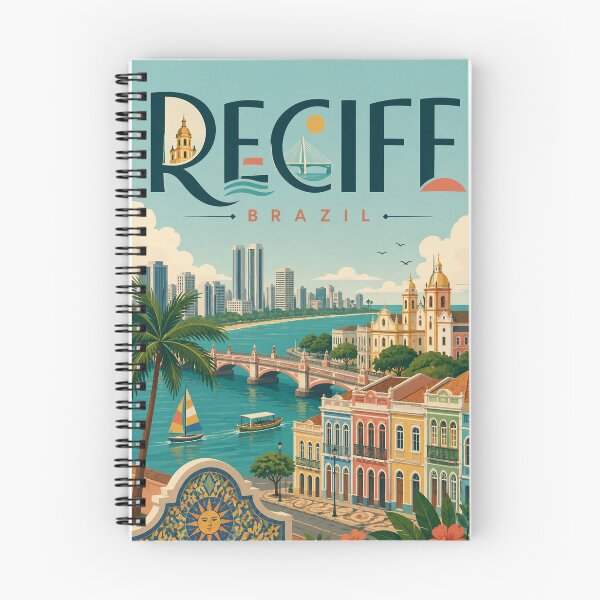 Item preview, Recife Brazil Waterfront with Pernambuco Colonial Architecture designed and sold by Places On Earth.