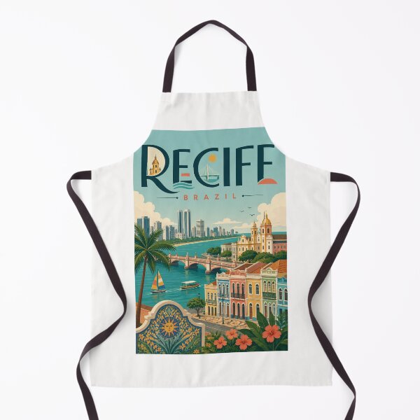Item preview, Recife Brazil Waterfront with Pernambuco Colonial Architecture designed and sold by Places On Earth.