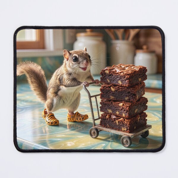 Item preview, Japanese Flying Squirrel Makes Off With the Brownies designed and sold by Tridentulus.