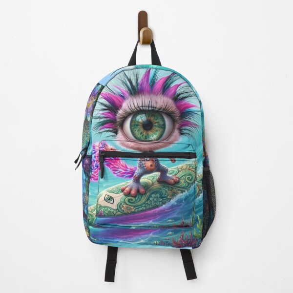 Item preview, One eyed creature surfing designed and sold by KingsArtworx 2.