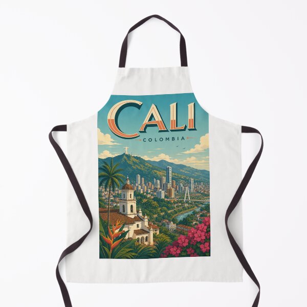 Item preview, Horizonte de Cali Colombia debajo de las montañas Cristo Rey y Farallones designed and sold by Places On Earth.