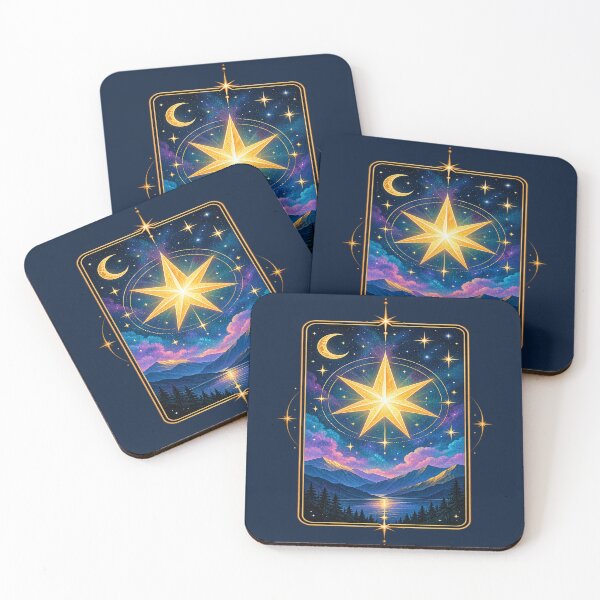 Item preview, Mystical Golden Star Tarot designed and sold by Hari Arts.