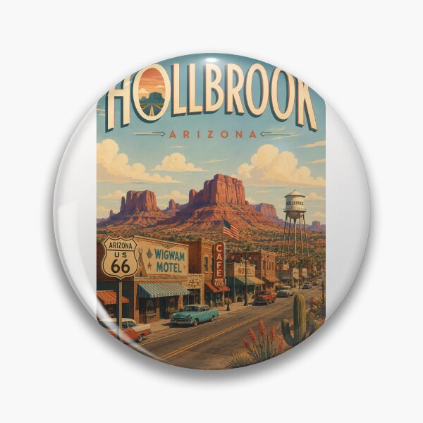 Item preview, Holbrook Arizona Route 66 Main Street and Painted Desert Country designed and sold by Places On Earth.