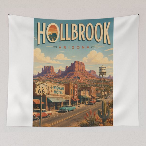 Item preview, Holbrook Arizona Route 66 Main Street and Painted Desert Country designed and sold by Places On Earth.