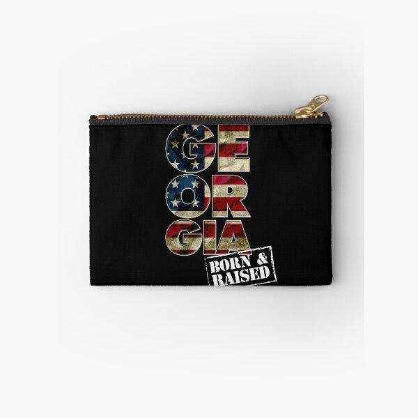 Item preview, Georgia Gift Born And Raised Strong Awesome Design Gift America designed and sold by djpraxis.