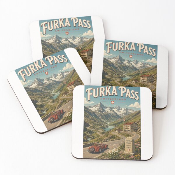 Item preview, Furka Pass Switzerland Alpine Road through Uri Mountains designed and sold by Places On Earth.