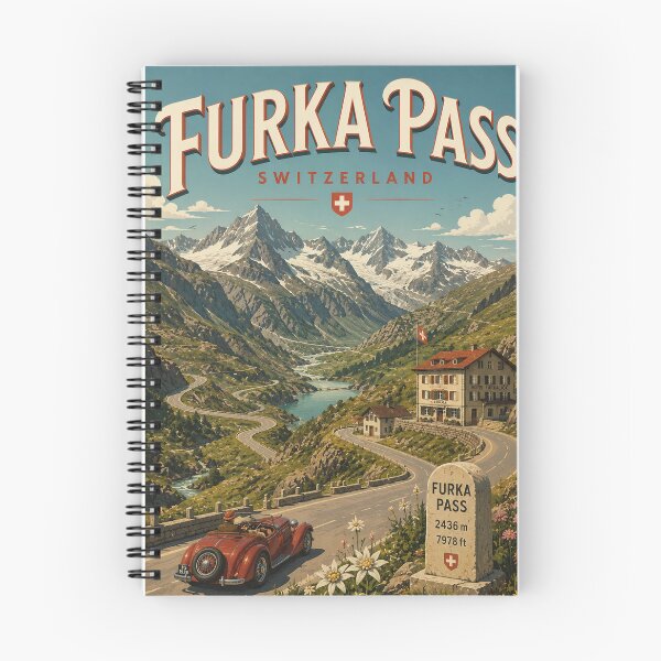 Item preview, Furka Pass Switzerland Alpine Road through Uri Mountains designed and sold by Places On Earth.