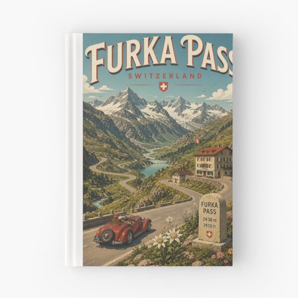 Item preview, Furka Pass Switzerland Alpine Road through Uri Mountains designed and sold by Places On Earth.