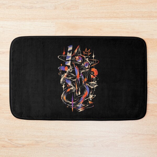 Item preview, Cosmic Black Cat designed and sold by ashwiibox.