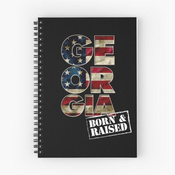 Item preview, Georgia Gift Born And Raised Strong Awesome Design Gift America designed and sold by djpraxis.