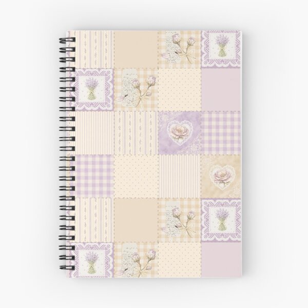 Item preview, Lavender Vintage Patchwork Sampler Art designed and sold by SSundaysPrints.
